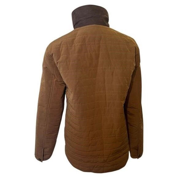 Billy Reid Quilted Snap Front Shirt Jacket Tan NEW Cotton Blend Warm Men's sz M - Picture 3 of 16